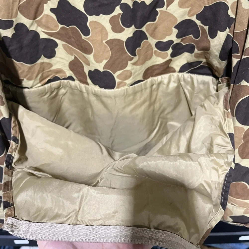 Vintage 90s Columbia Duck Camo Bomber Jacket Mens Large Full Zip Outdoor - Picture 11 of 15